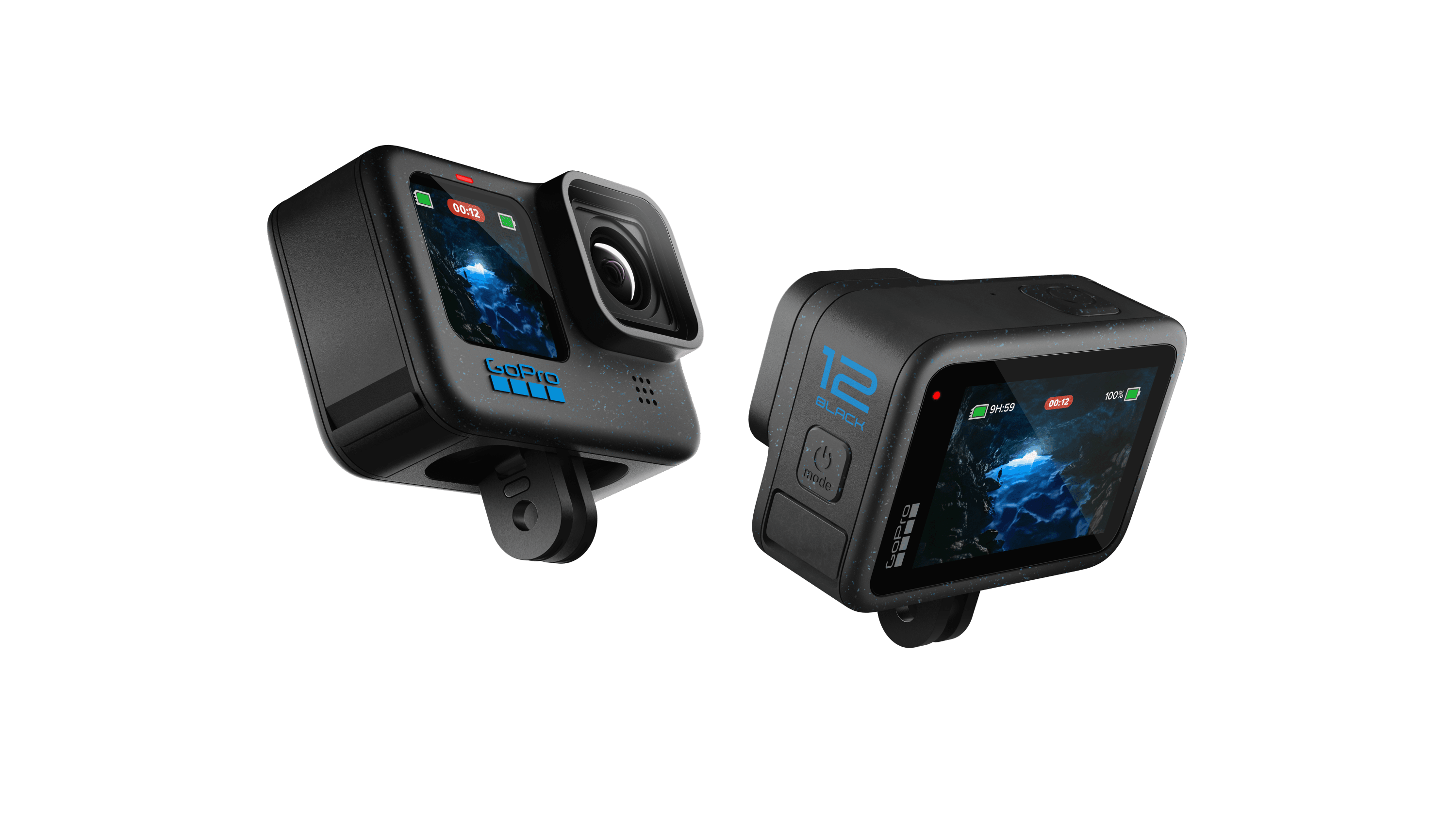 GoPro HERO12 Black Action Camera (Waterproof + Stabilization)