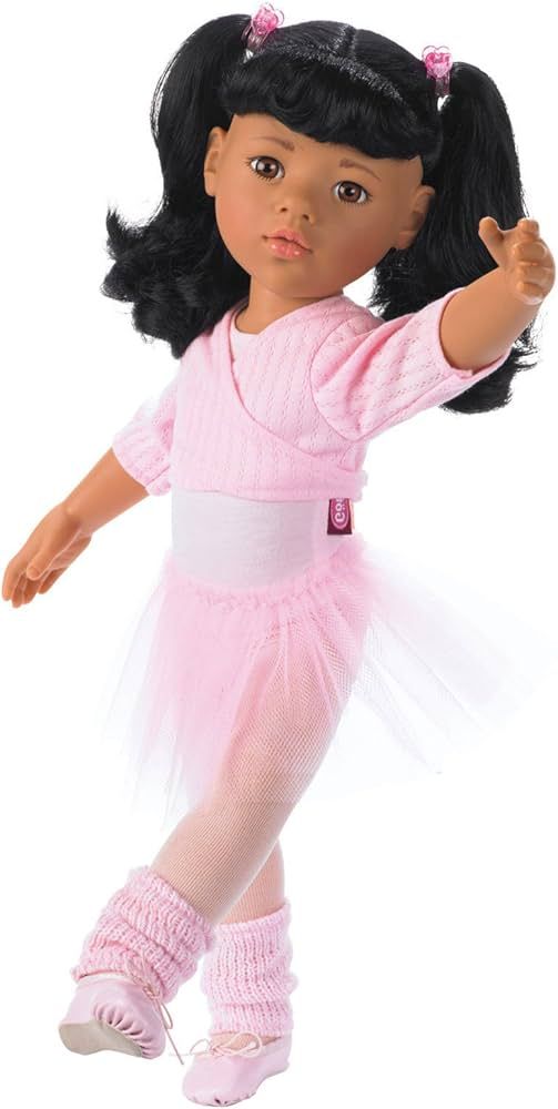 Amazon.com: Gotz Hannah at The Ballet - 19.5" Asian Poseable Doll with  Extra Outfit (Denim Overalls, Shirt & Sandals) and Long Black Hair to Wash  & Style : Toys & Games