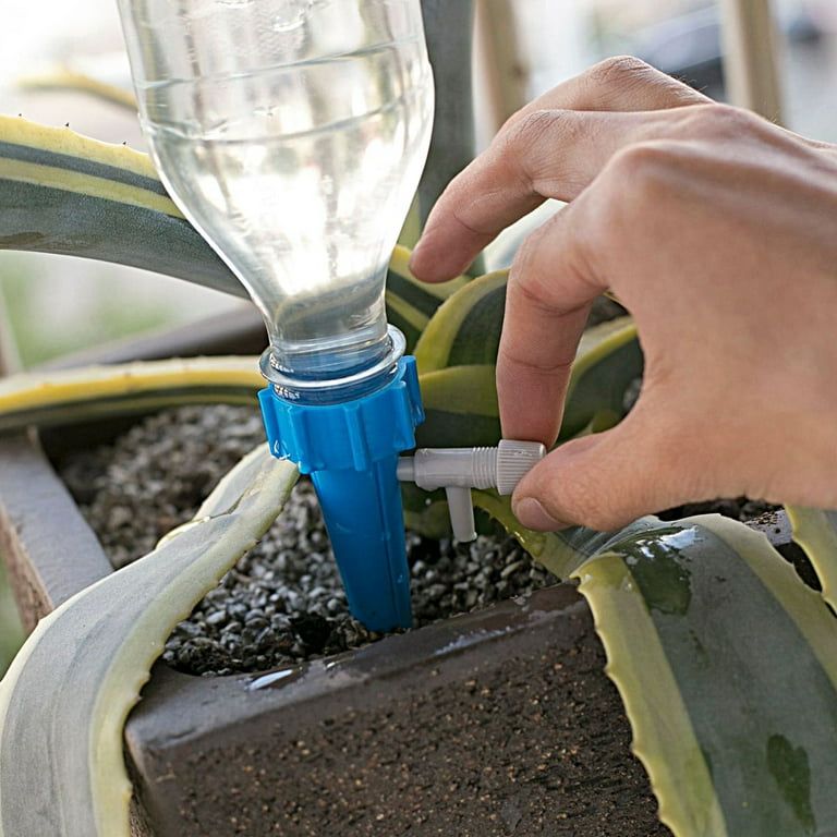 D-GROEE Plant Self Watering Spikes Devices, 10 Pack Automatic Irrigation  Equipment Plant Waterer with Slow Release Control Valve, Adjustable Water  Volume Drip System for Home Plant Watering - Walmart.com