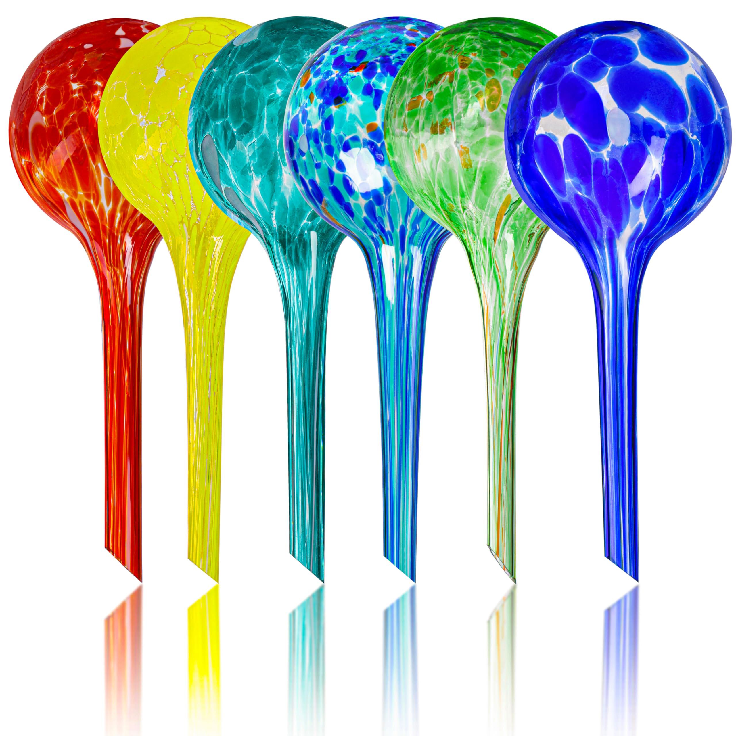 Amazon.com : Plant Watering Globes Set of 6 – Small Glass Self Watering  Bulbs for Indoor & Outdoor Plants – Multicolor Passive Watering Devices for  Short-Term Soil Moisture Support : Patio, Lawn & Garden
