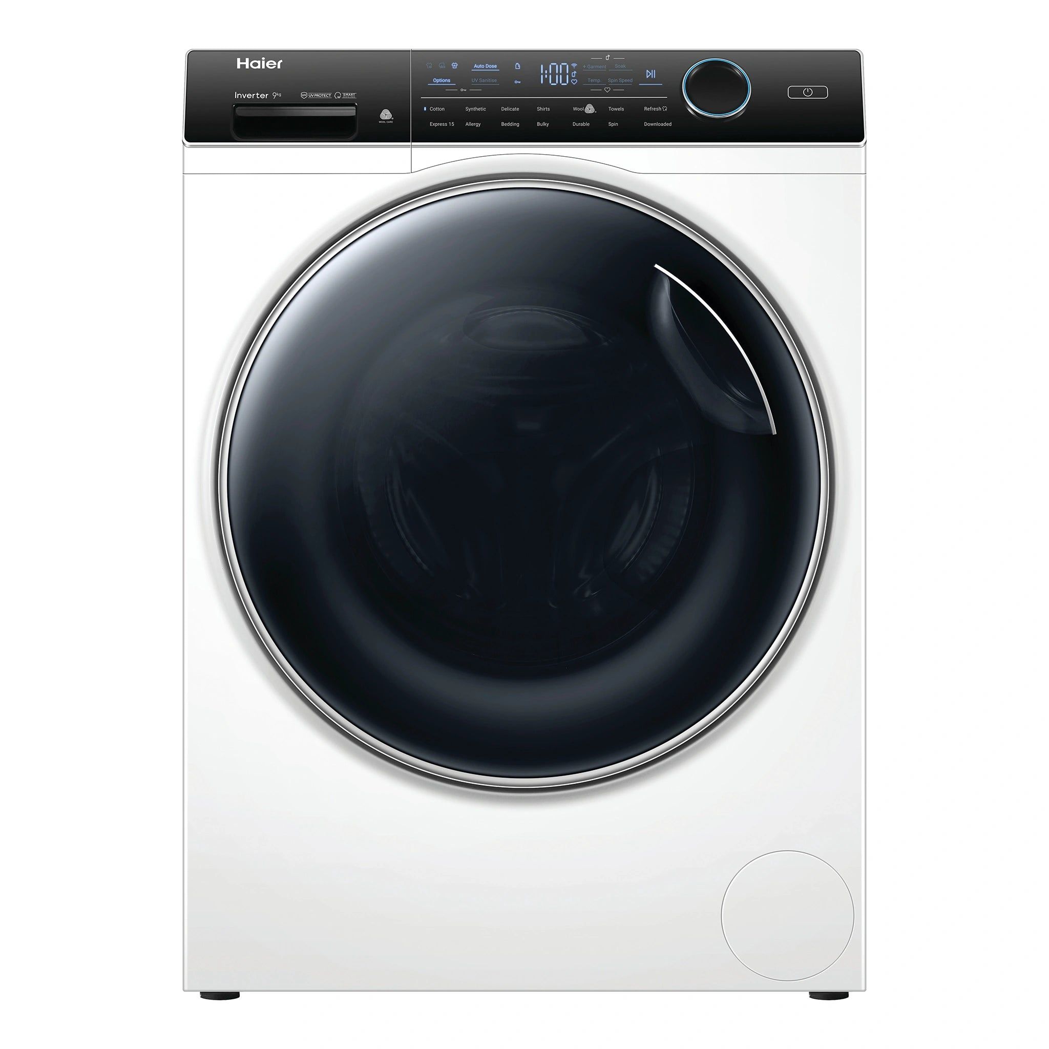 Haier HWF90AN1 9kg Front Loader Washing Machine – UV Protect