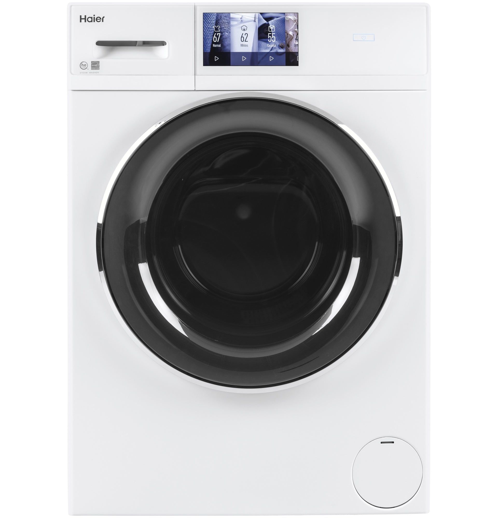 Haier ENERGY STAR® 2.4 Cu. Ft. Smart Frontload Washer QFW150SSNWW (S&D)