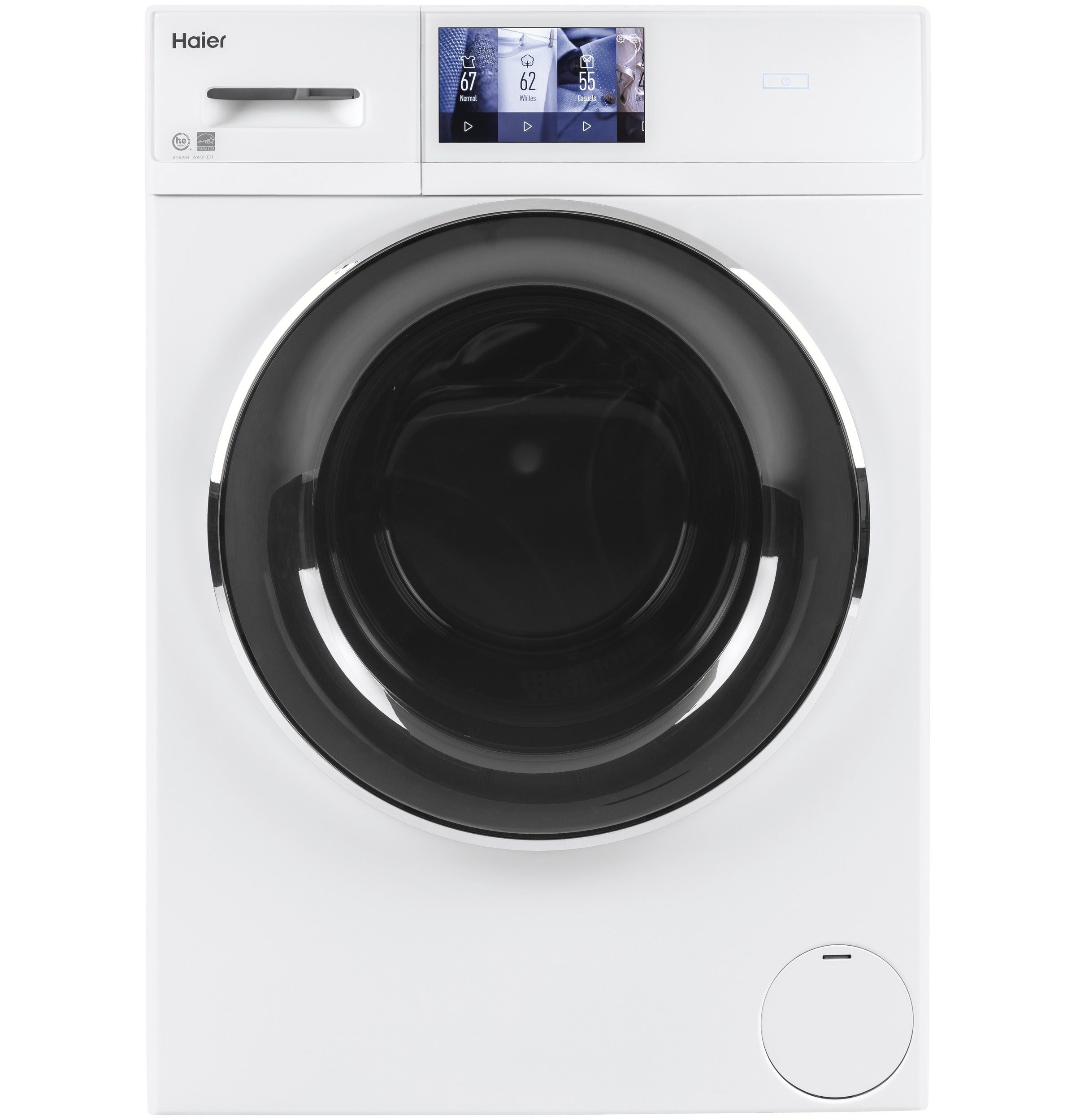 Haier ENERGY STAR® 2.4 Cu. Ft. Smart Frontload Washer QFW150SSNWW (S&D)