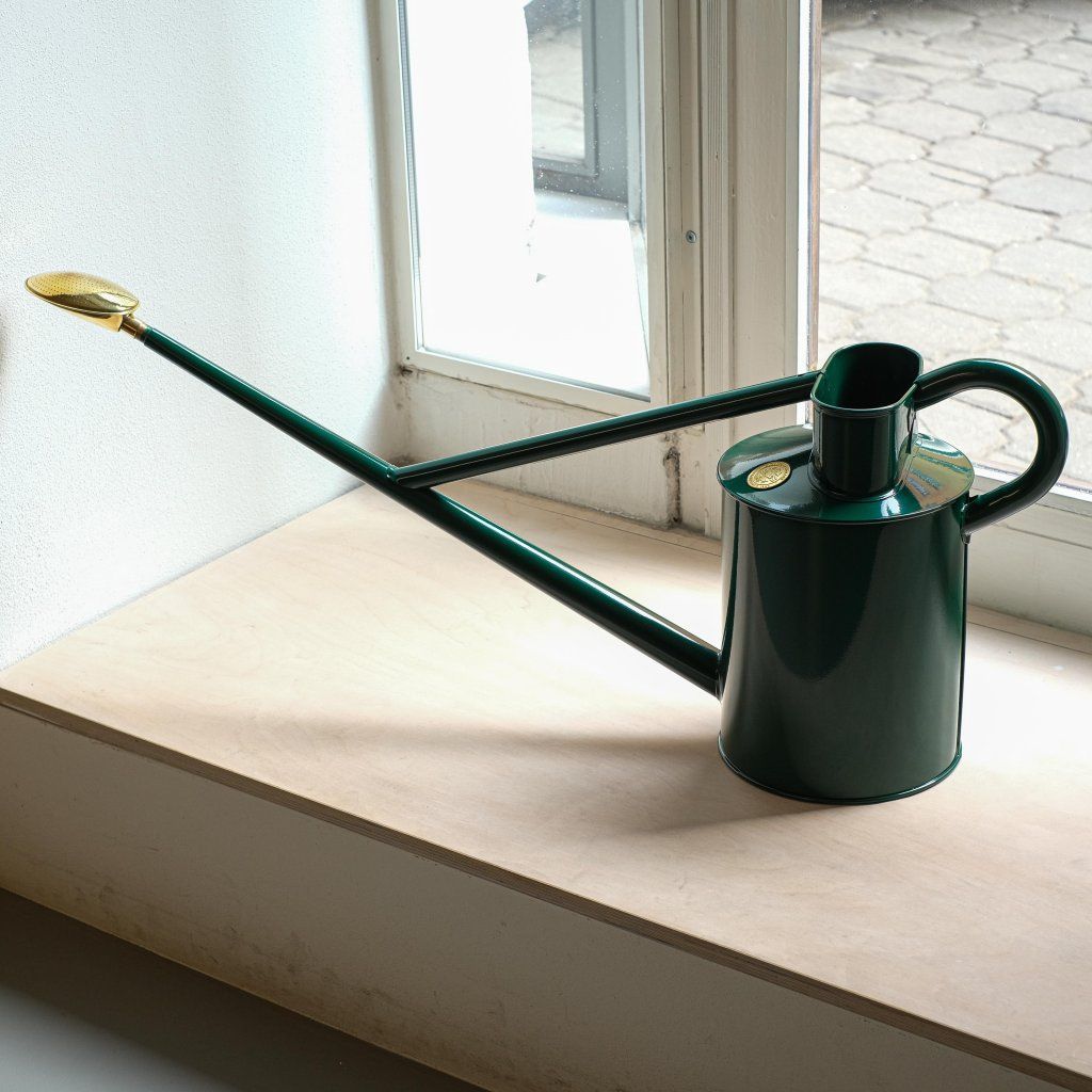 Steel Garden Watering Can Haws - 8.8l Green | Tokyo Tools | Tools for Intentional Living