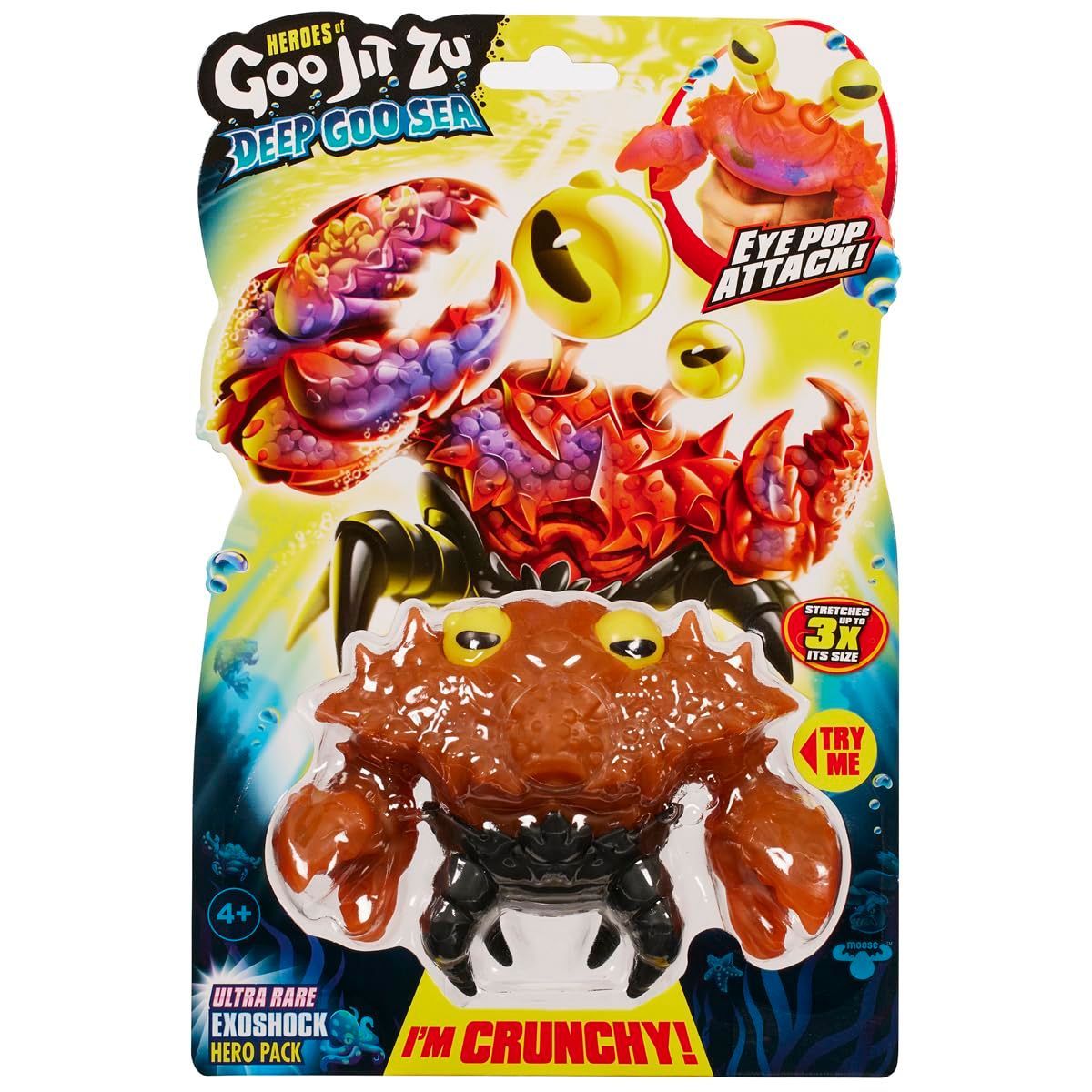 Heroes of Goo Jit Zu Deep Goo Sea ULTRA RARE EXOSHOCK