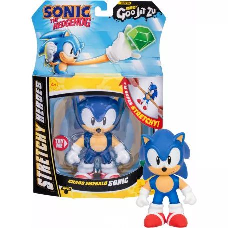 Heroes of Goo Jit Zu Sonic The Hedgehog - Chaos Emerald Sonic Stretchy Hero