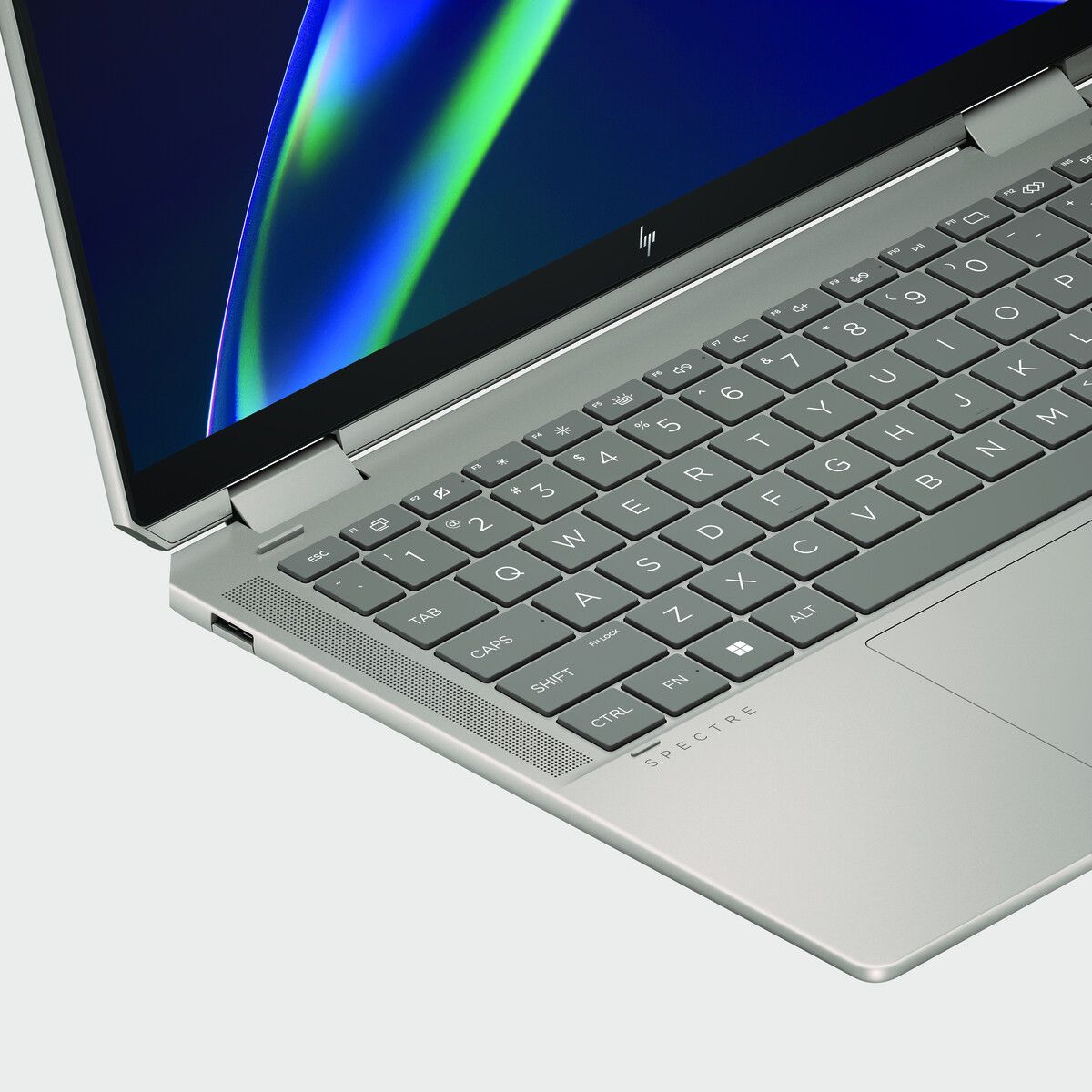 HP Spectre x360 14-inch (2024) angled hero
