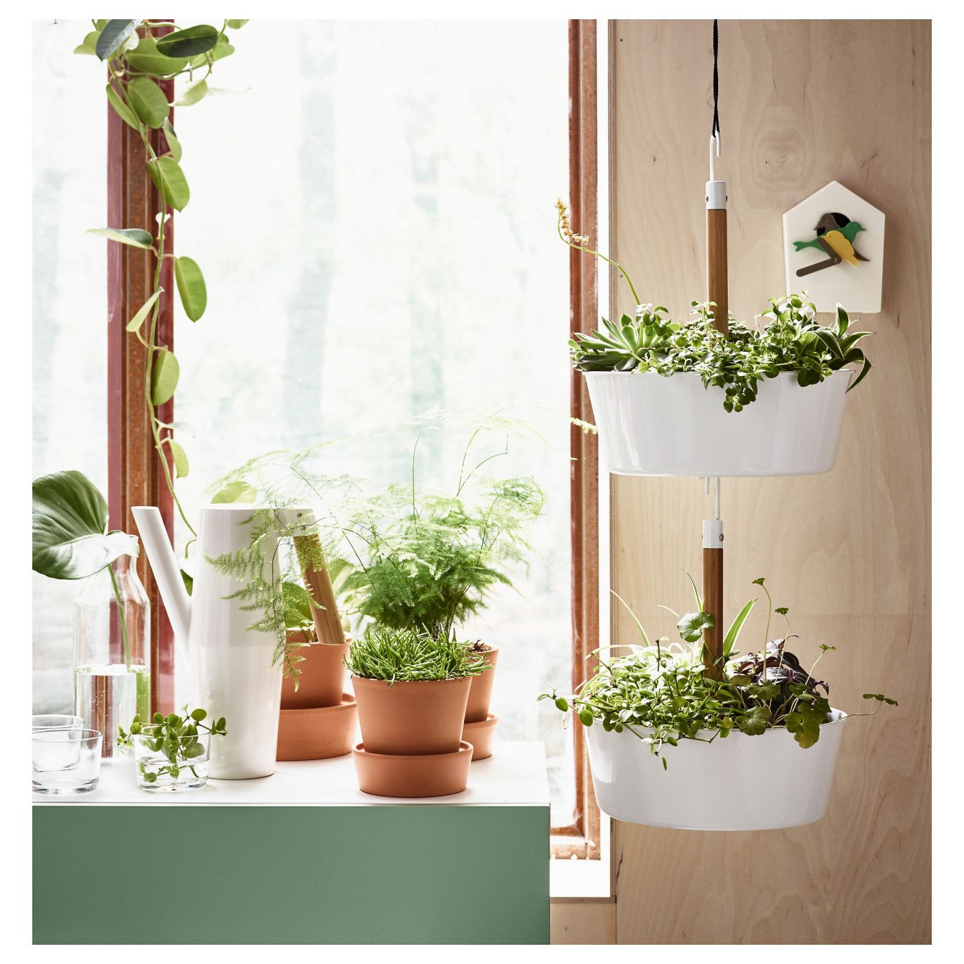 BITTERGURKA watering can white - IKEA
