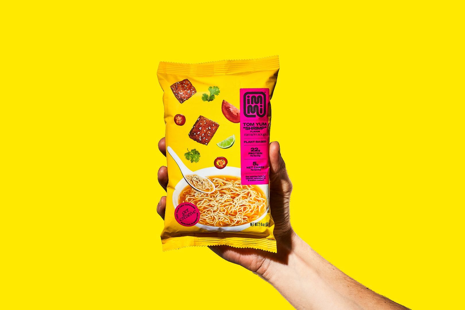 Tom Yum “Shrimp” Ramen – package shot