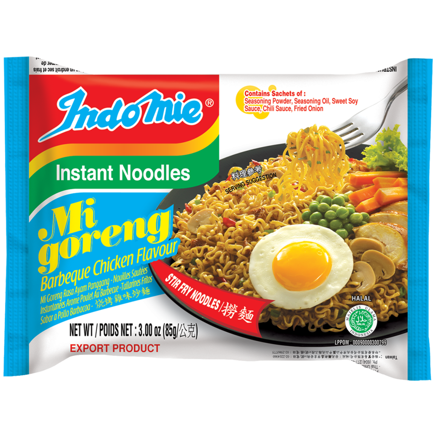 Indomie Mi Goreng BBQ Chicken Flavor (single pack)