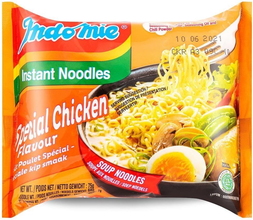 Indomie Special Chicken Flavour Noodles, 75g (Pack of 40) – Amazon UK