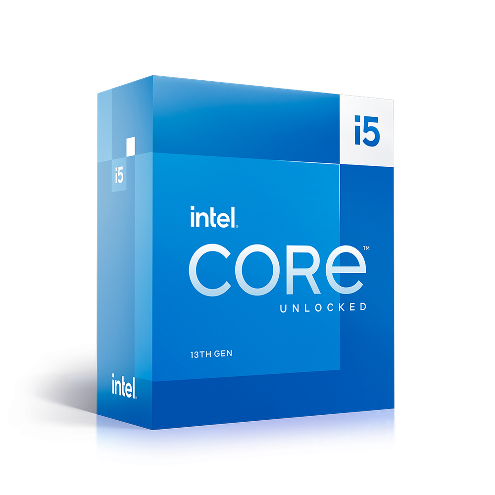Boxed Intel Core i5-13600K (transparent PNG hero)