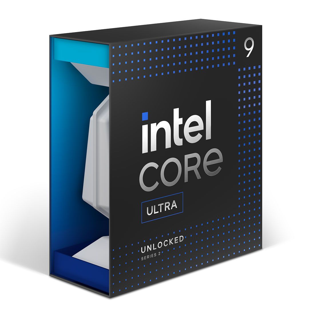 Intel Core Ultra 9 285K retail packaging photo (unboxing)