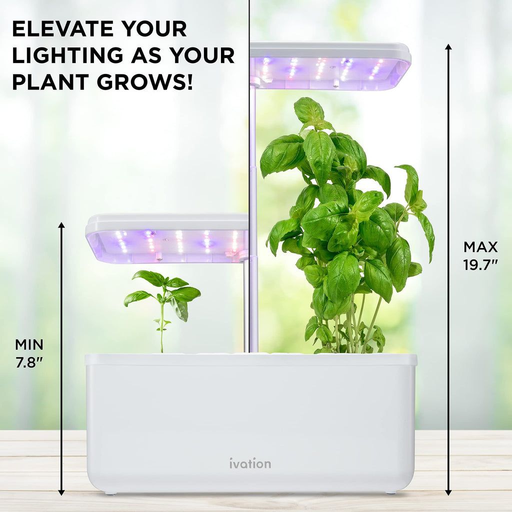 Ivation 7-Pod Hydroponics Growing System, Indoor Gardening System with –  Ivation Products