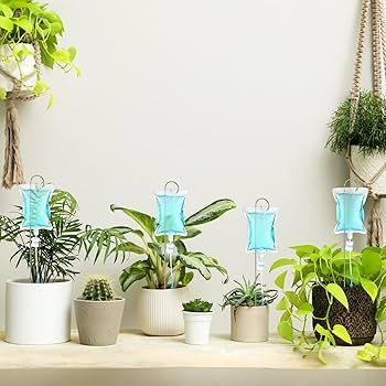 Amazon.com: Norme 6 Pcs Plant Drip Irrigation Set 500 ml Drip Water Bag  Plant Waterer with Support Rod Stakes Self Watering Spikes Automatic  Watering System for Potted Indoor Outdoor : Patio, Lawn