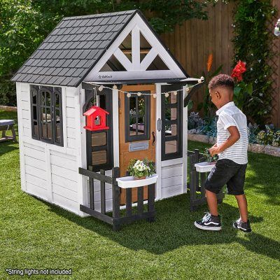 Kidkraft Lakeside Stonewood Playhouse Sam's Club Buy Kidkraft Stonewood  Outdoor Playhouse Dimensions Top Sellers KidKraft Lakeside Bungalow Wooden  Playhouse White Sam S Club
