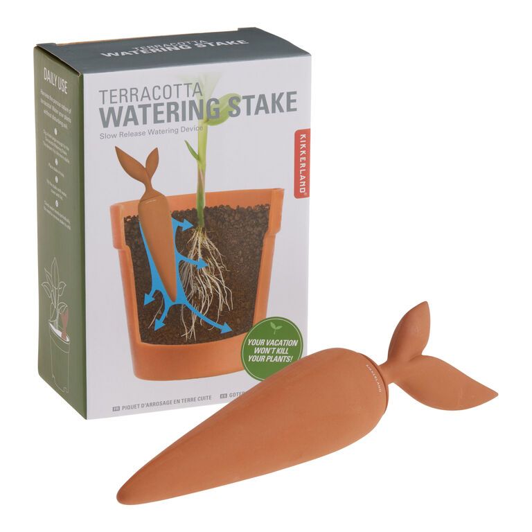 Kikkerland Terracotta Slow Release Plant Watering Stake
