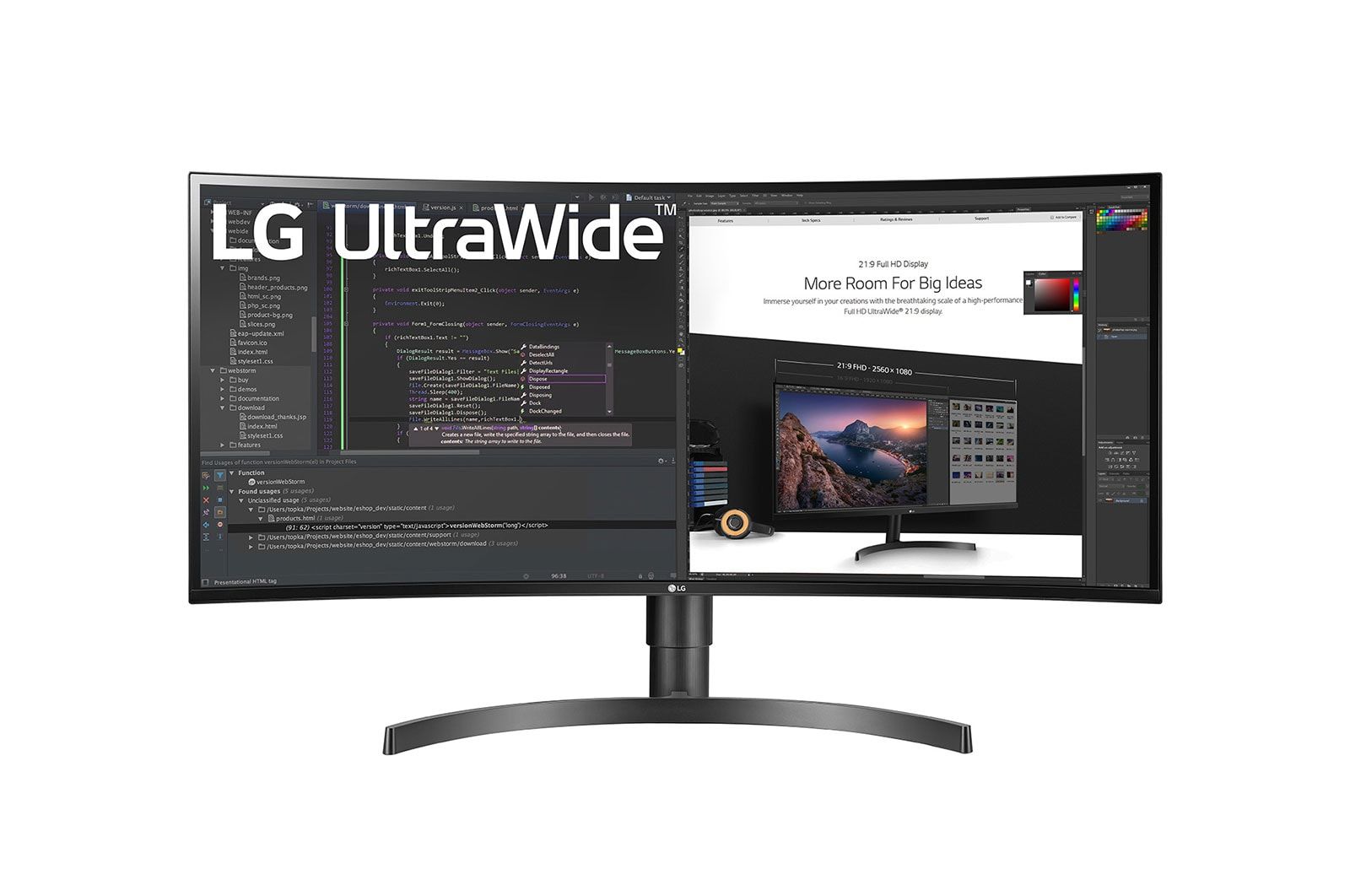LG 34WN80C-B (front/hero)