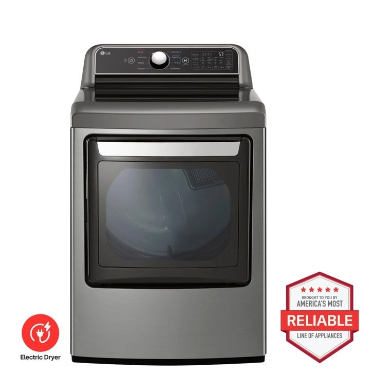 7.3 cu. ft. Ultra Large Capacity Smart Wi-Fi Enabled Rear Control Electric Dryer with EasyLoad™ Door