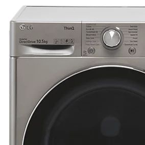LG F4V710STSE 10kg Freestanding 1400rpm Washing machine - Graphite