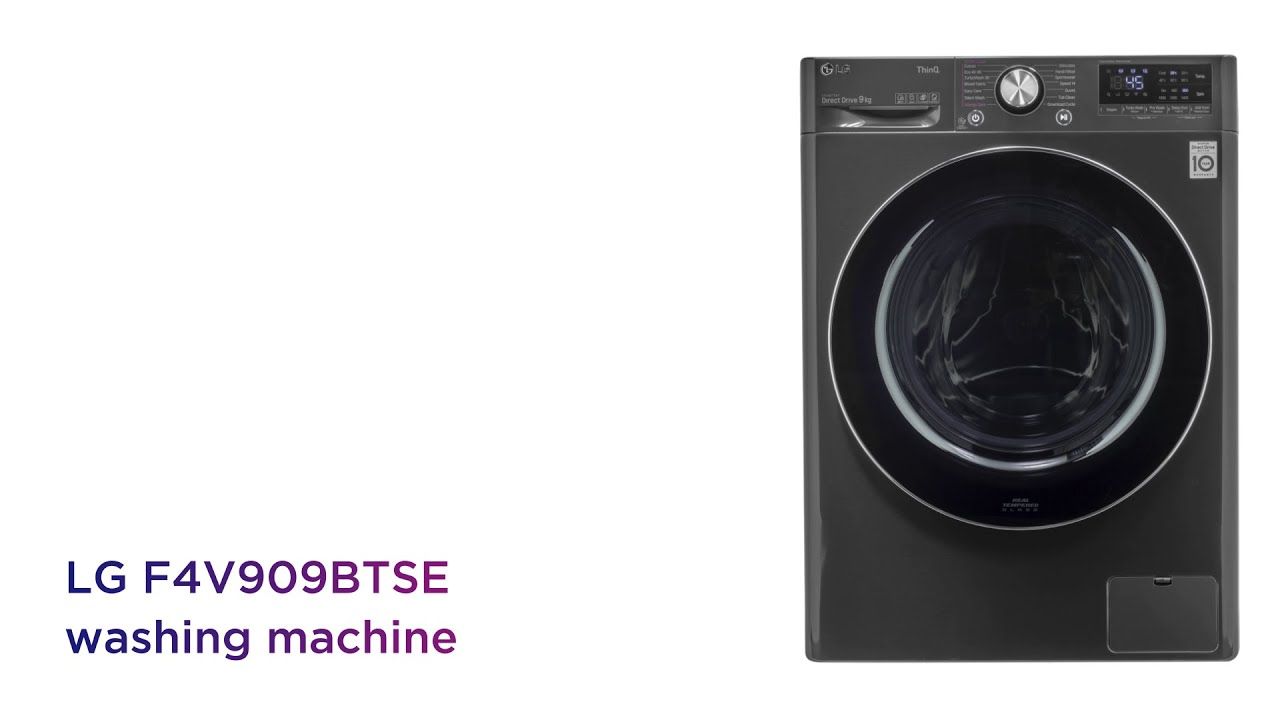 LG TurboWash 360 WiFi-enabled 9 kg Washing Machine - Black | Product  Overview | Currys PC World