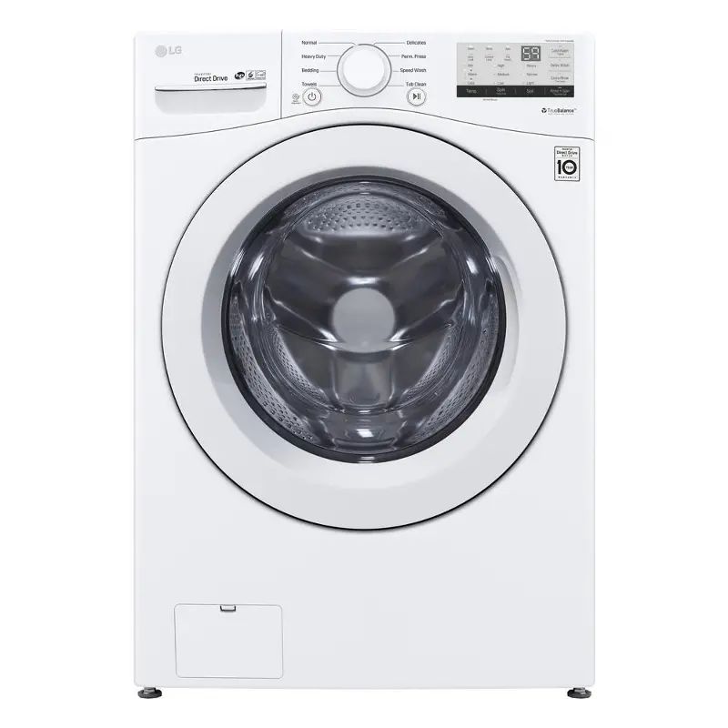 LG Ultra Large Front Load Washer - 4.5 cu. ft. White | RC Willey