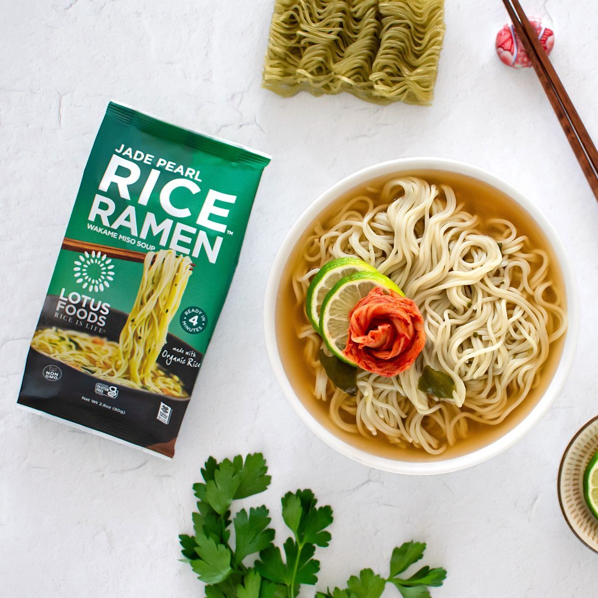 Jade Pearl Rice™ Ramen with Wakame Miso Soup (1200x1200 pack shot)