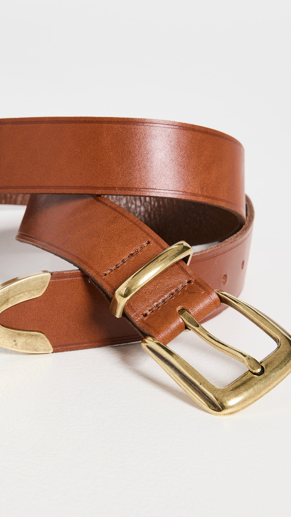Madewell Western Belt Flat Lay