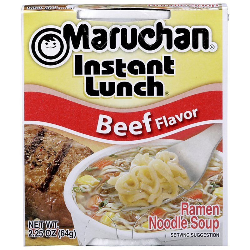 Maruchan Instant Lunch Beef Flavor (front)