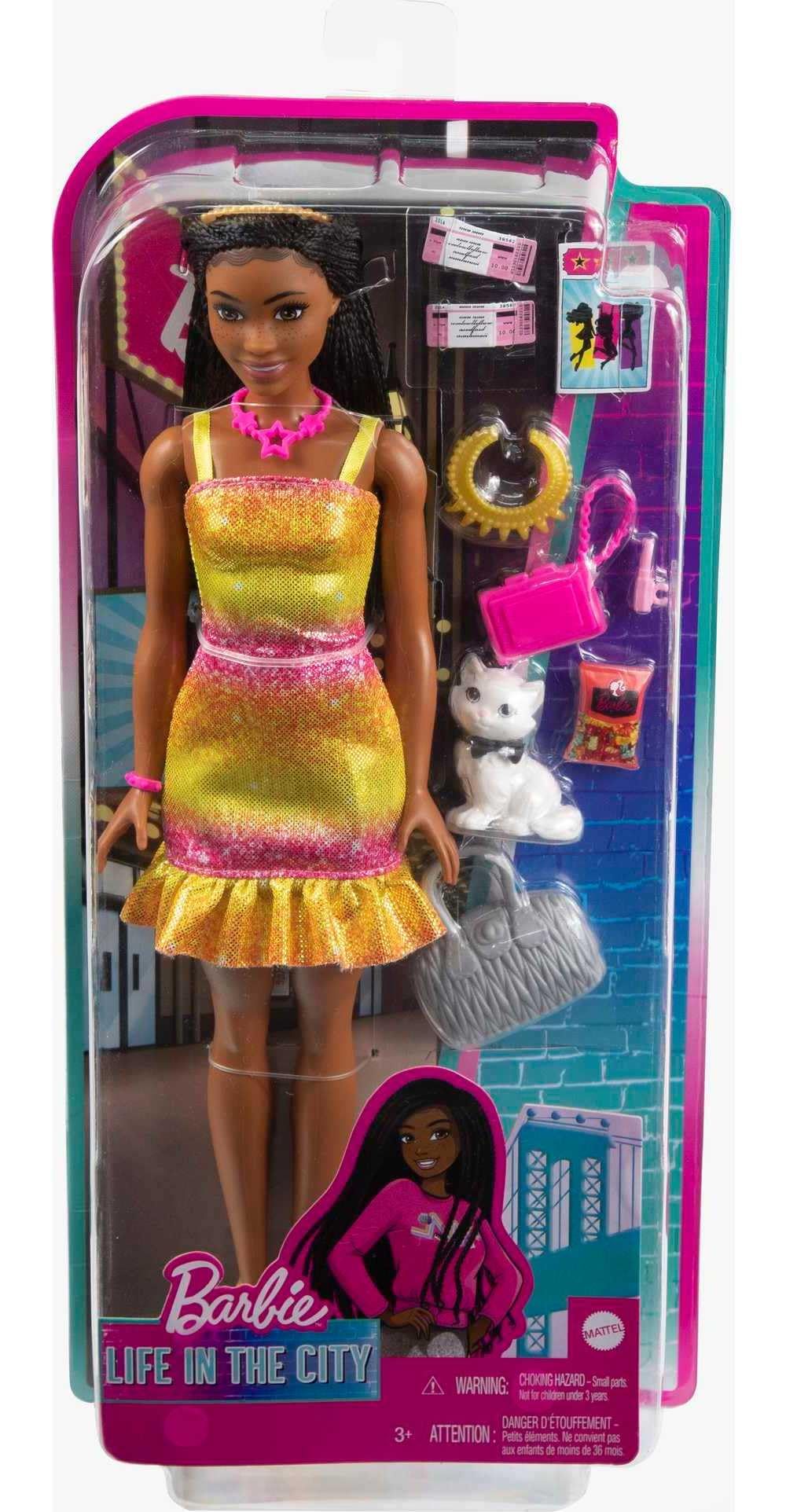 Amazon.com: Barbie Brooklyn Barbie Doll and Pet : Toys & Games