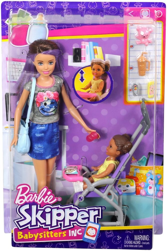 Mattel Barbie® Skipper® Babysitters Inc.™ Doll and Playset, 1 ct - Fred  Meyer