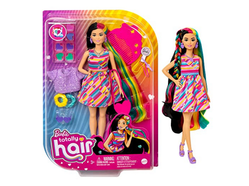 Barbie Totally Hair Heart Themed Doll