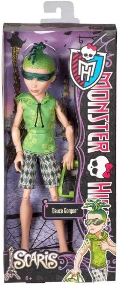 Amazon.com: Monster High Basic Travel Deuce Gordon Doll : Toys & Games