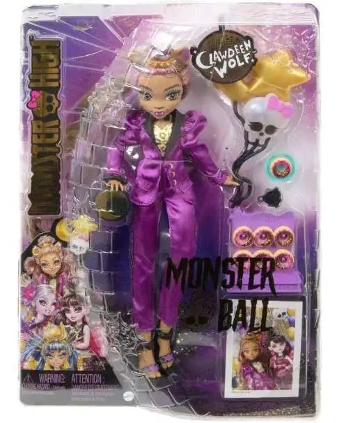 Monster High Monster Ball Clawdeen Wolf Doll