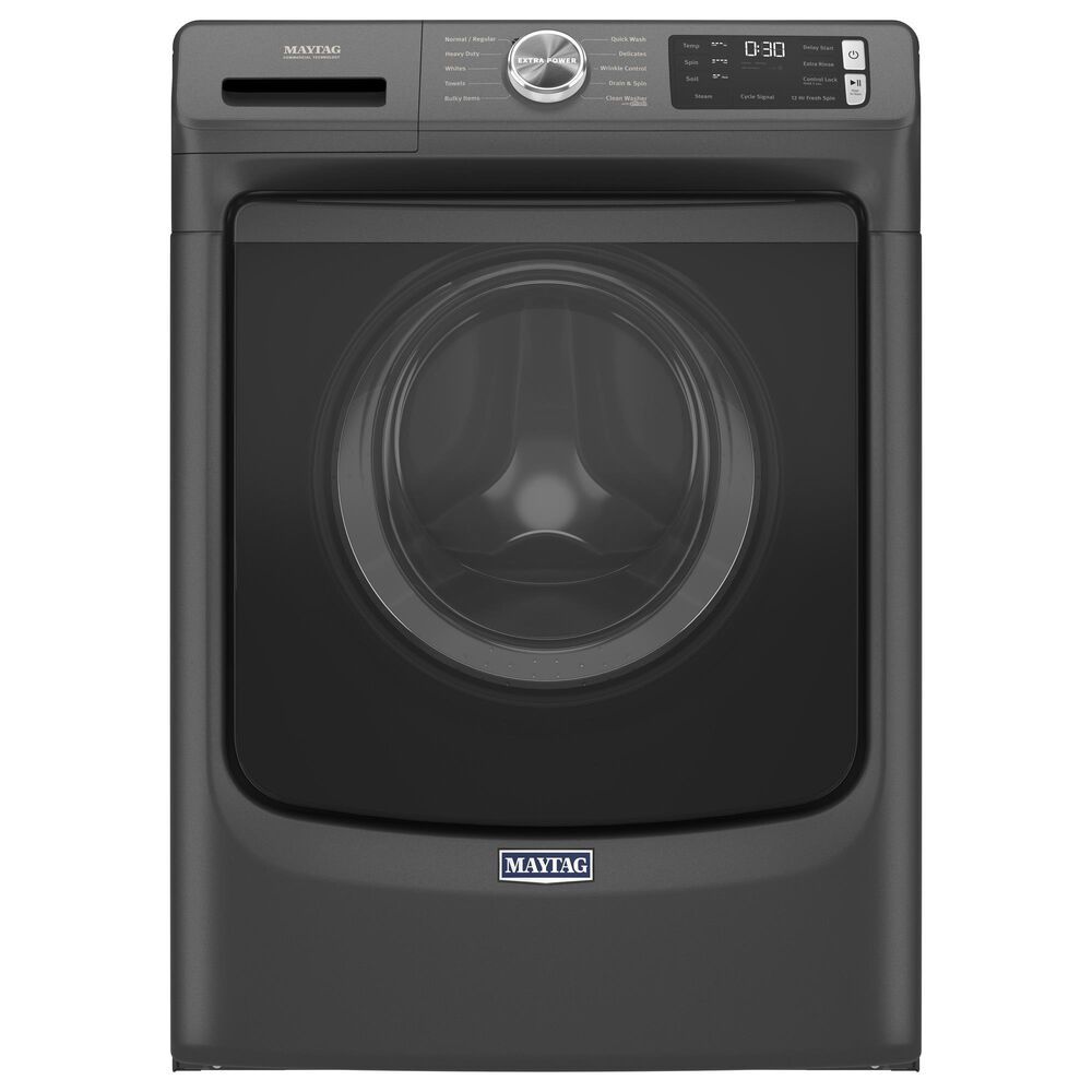 Maytag 4.5 Cu. Ft. Front Load Washer with Extra Power in Volcano Black