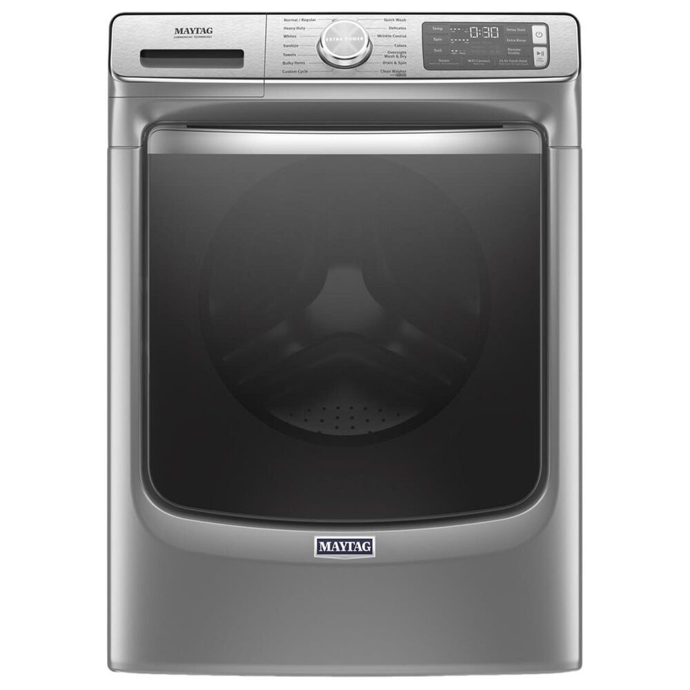 Maytag 5.0 Cu. Ft. Front Load Washer with Steam in Metallic Slate