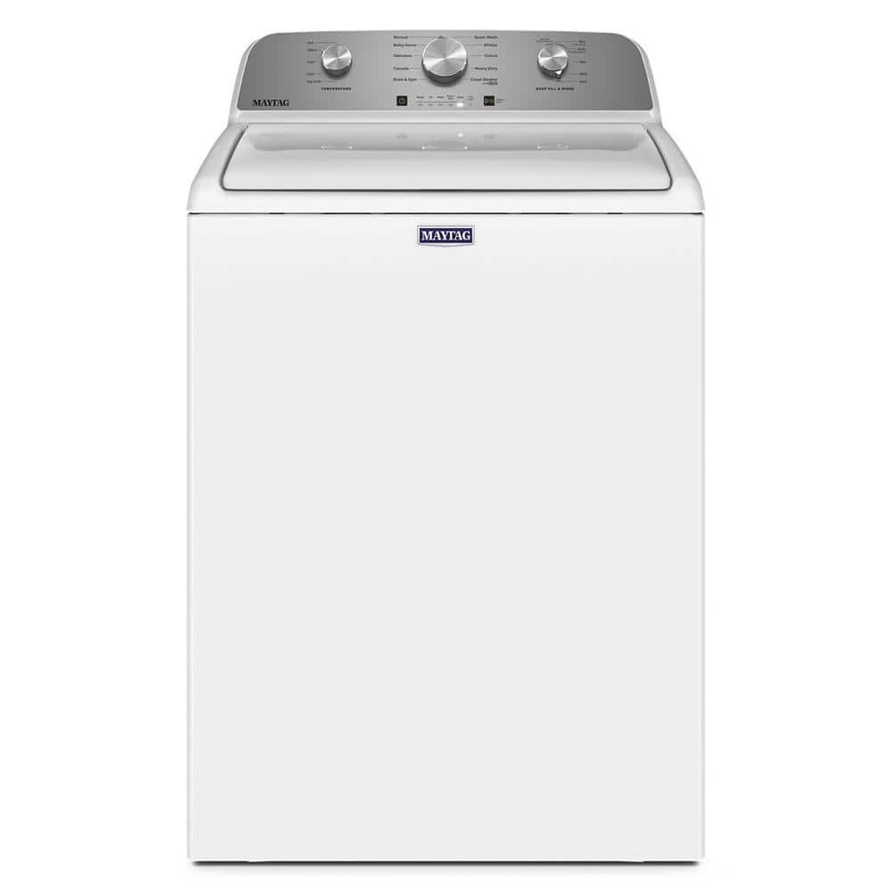 Maytag 4.5 cu. ft. Top Load Washer in White MVW4505MW - The Home Depot
