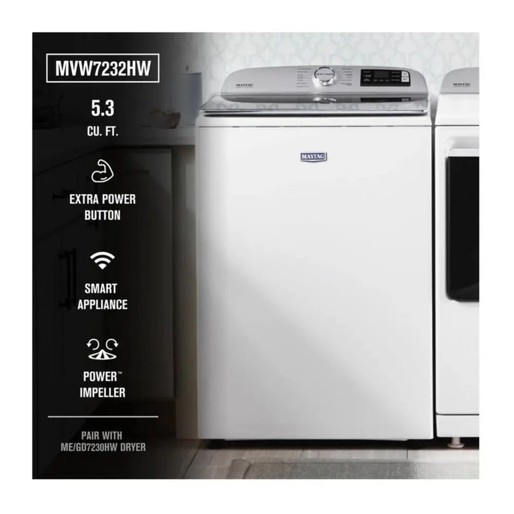 Maytag 5.3 cu. ft. Top Load Washer MVW7232HW