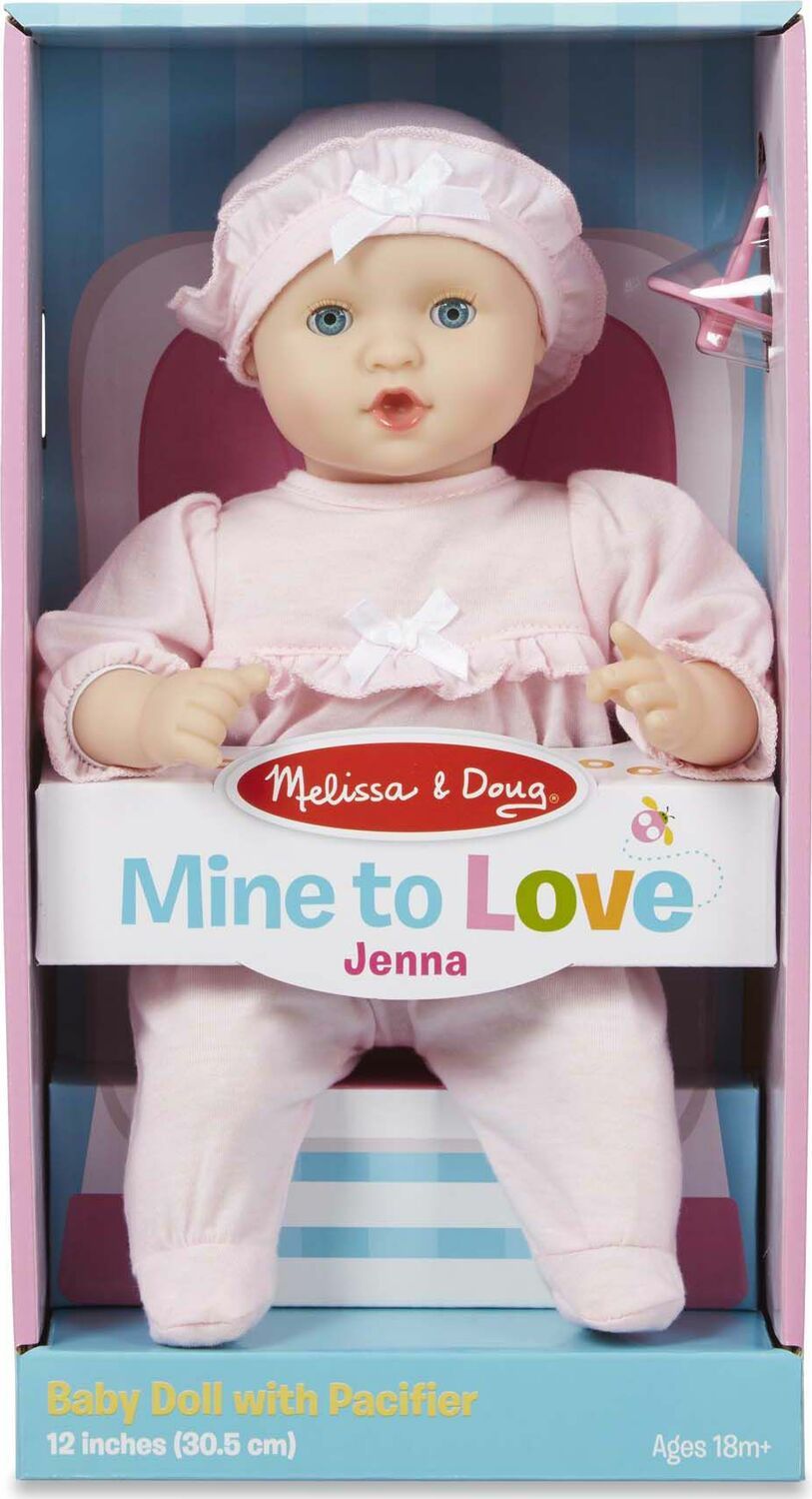 Melissa & Doug Mine to Love - 12" Jenna Baby Doll