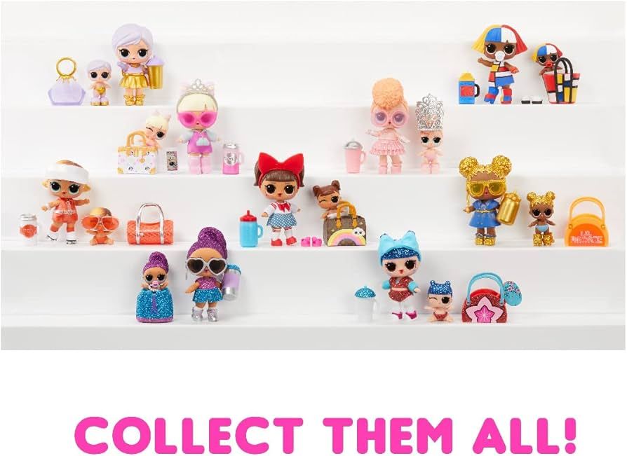 Amazon.com: L.O.L. Surprise! Confetti Pop Birthday Sisters- with  Collectible Doll, Lil Sister, 10 Surprises, Confetti Surprise unboxing,  Accessories, Limited Edition Doll, Present Box Packaging : Toys & Games