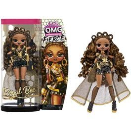 LOL Surprise OMG Fierce Royal Bee Fashion Doll with 15 Surprises Including Outfits and Accessories for Fashion Toy, Girls Ages 3 and up, 11.5-inch Doll, Collector