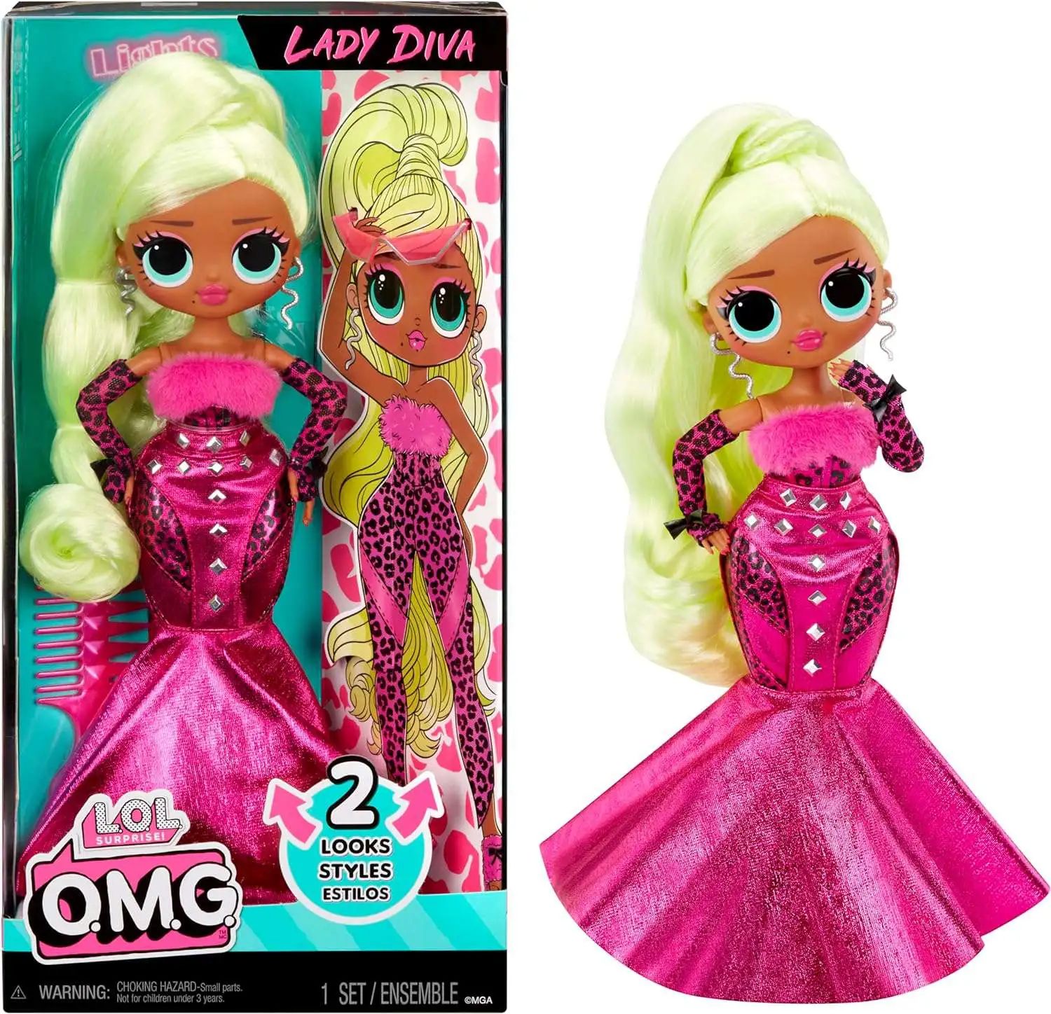LOL Surprise OMG Lady DIva Fashion Doll