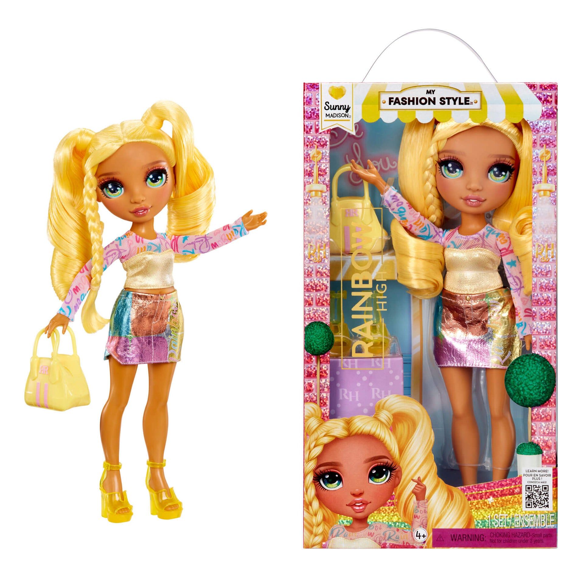 Rainbow High My Fashion Style Sunny, Yellow 11" Fashion Doll