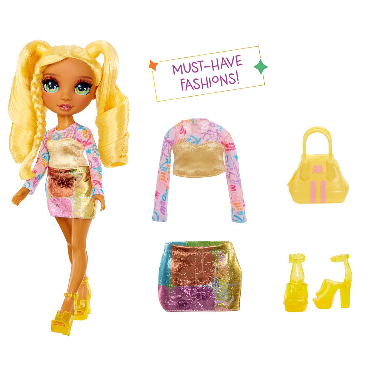 Rainbow High My Fashion Style Sunny, Yellow 11