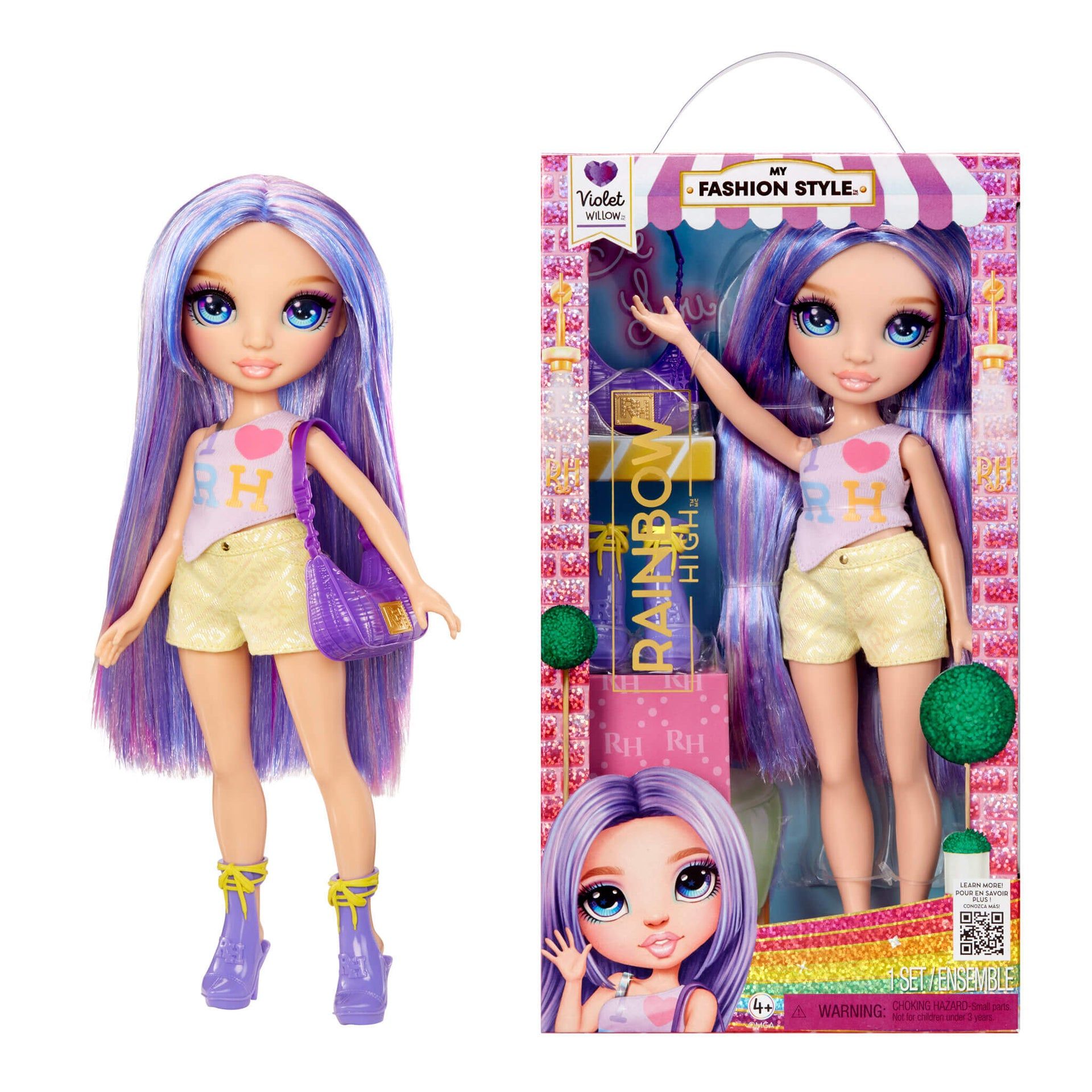 Rainbow High My Fashion Style Violet, Purple 11" Fashion Doll