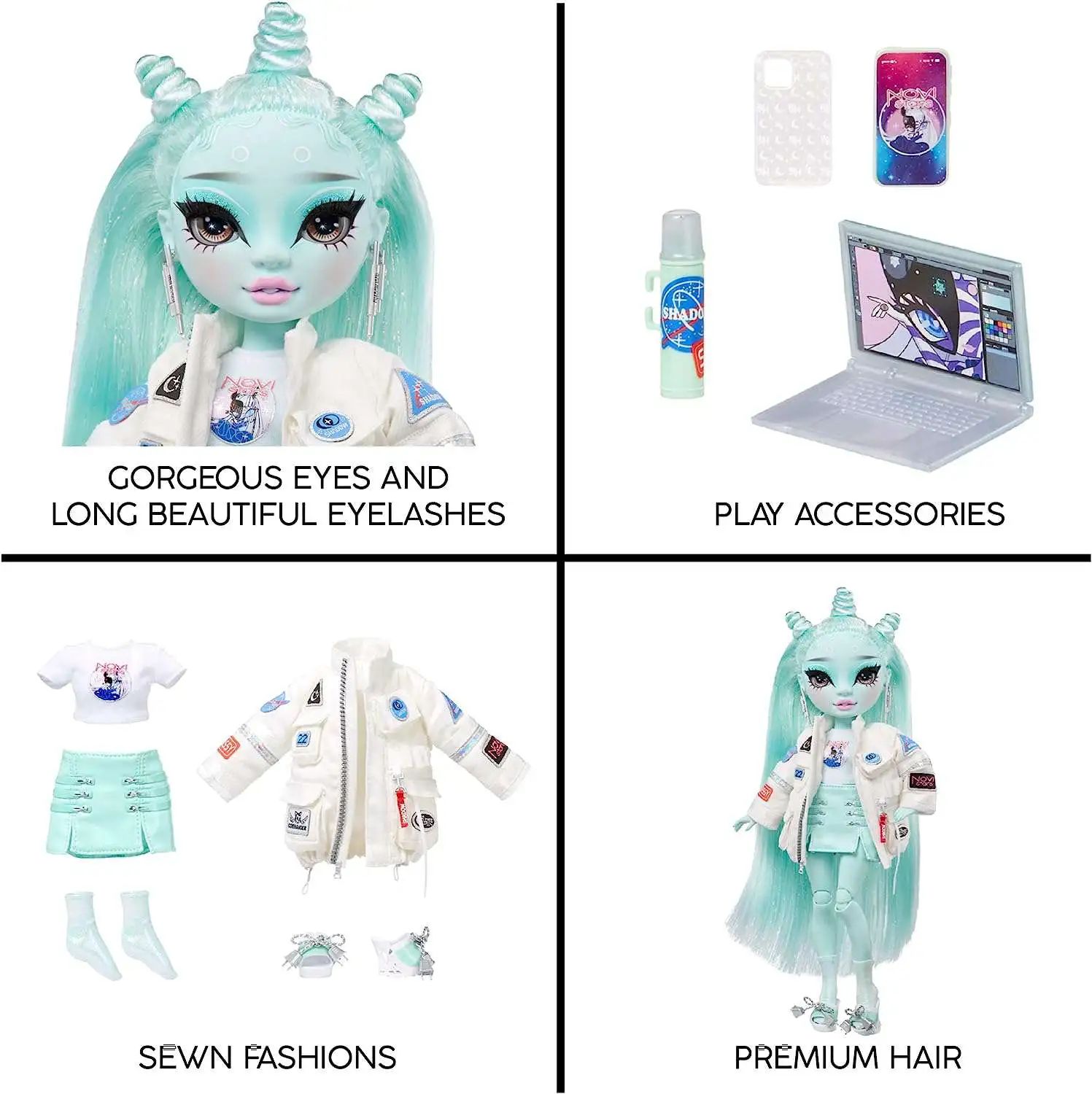 Rainbow High Shadow High Zooey Electra Fashion Doll