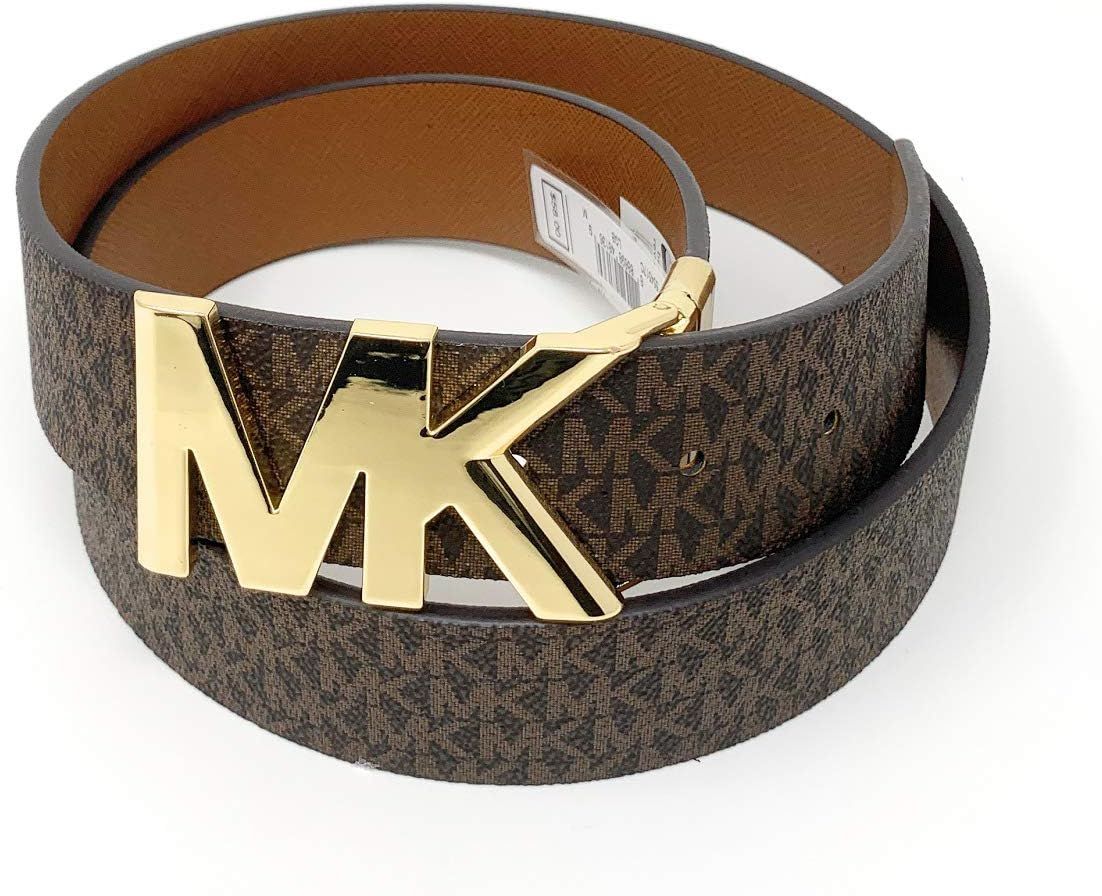 Michael Kors Womens Reversible MK Logo Belt - Hero Shot