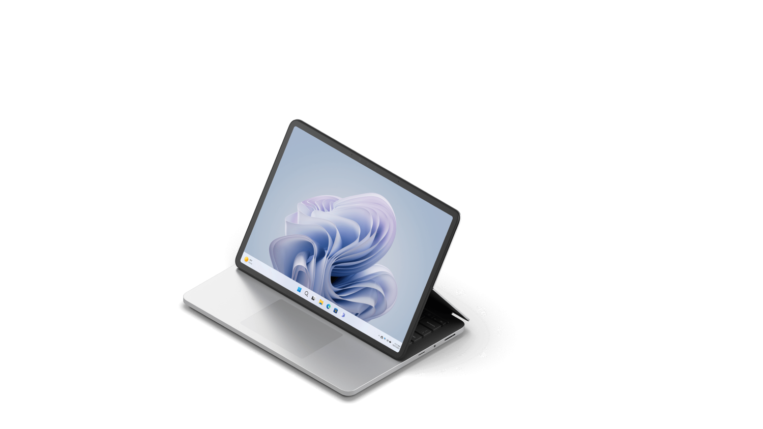 Surface Laptop Studio 2 platinum stage (PNG, transparent)