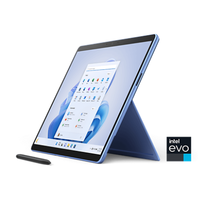 Surface Pro 9 + Slim Pen 2 (PNG with alpha)