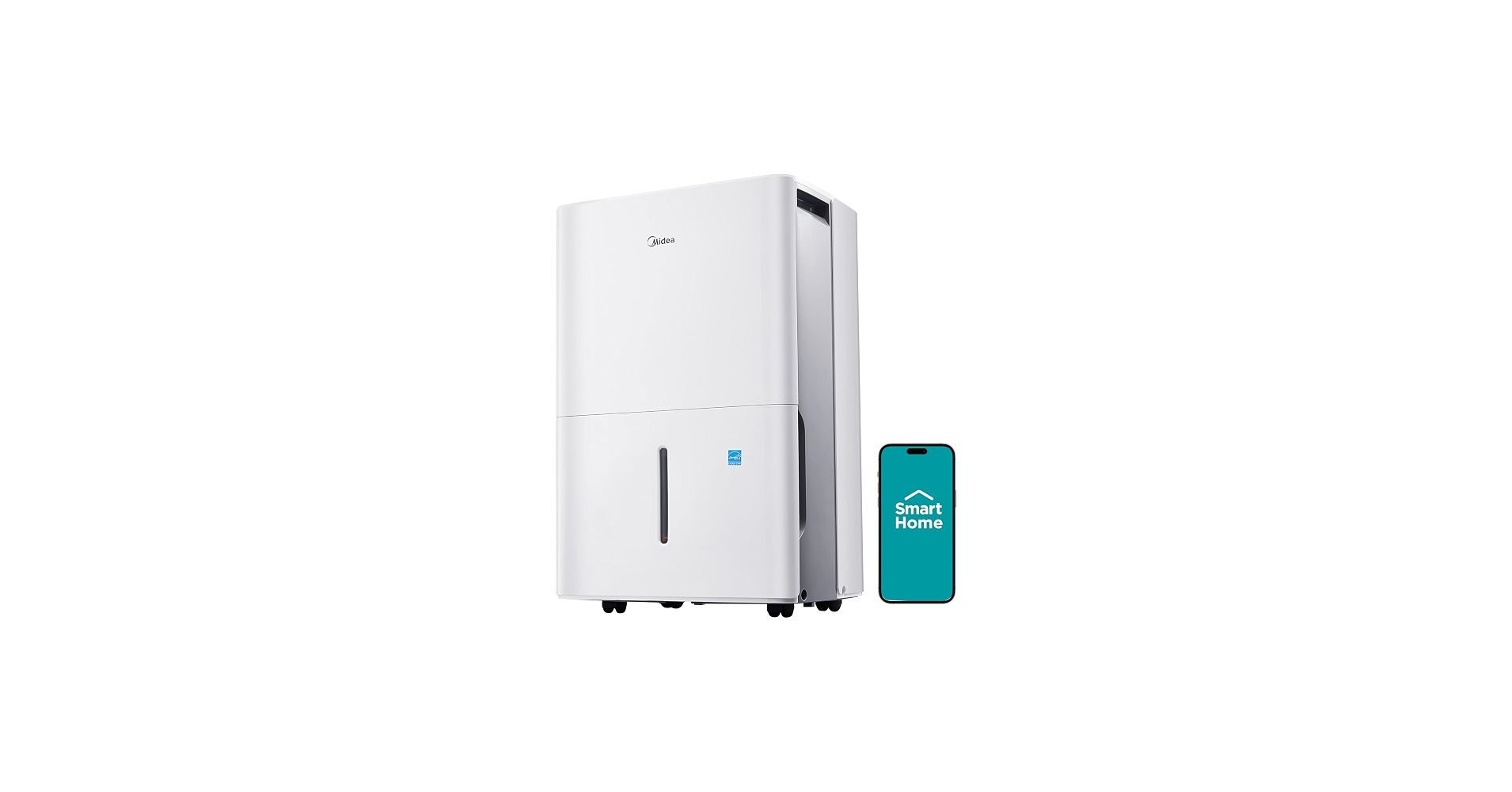 Amazon.com - Midea 50 Pint Dehumidifier for Basement, 4,500 Sq. Ft, Energy  star | Reusable Air Filter, Continuous Drainage, Wi-Fi Enabled, Works with  Alexa, Quiet Operation for Basement, Home